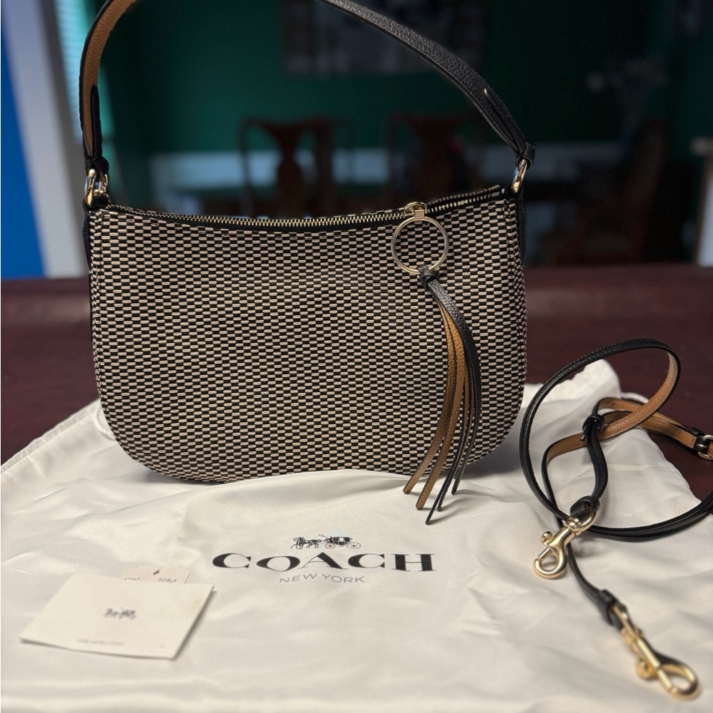 Coach Brown and Gold Interior Bag
